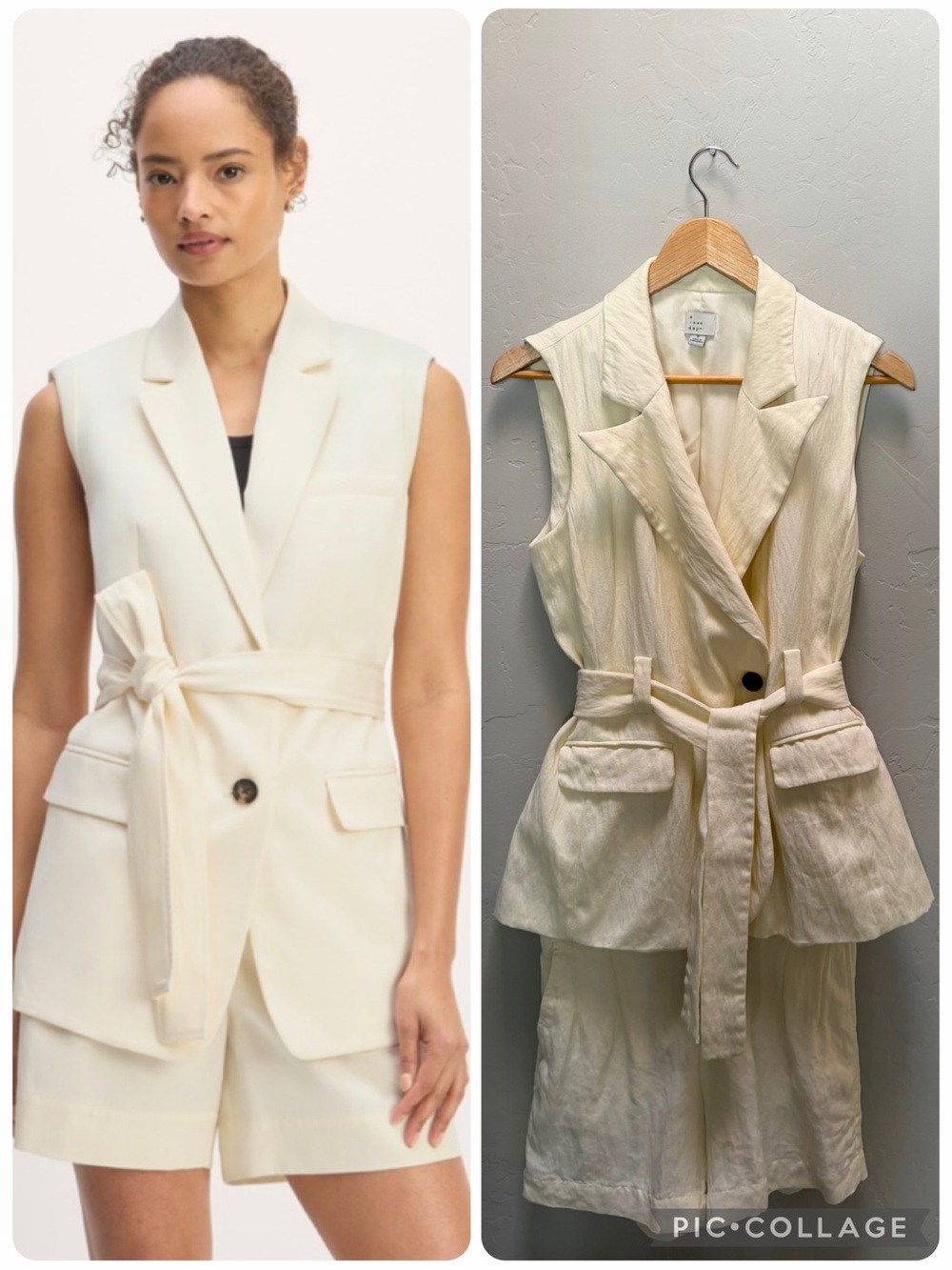 Vest and Short Set